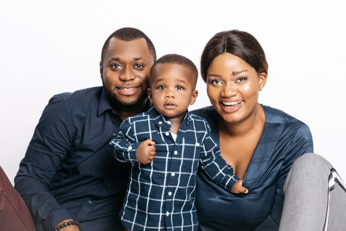 family studio photo shoot