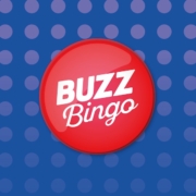Buzz Bingo logo on a dotted background