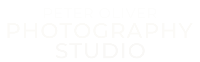 Photography studio logo with bold white text