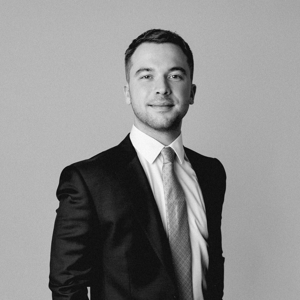 Young professional man in a formal suit