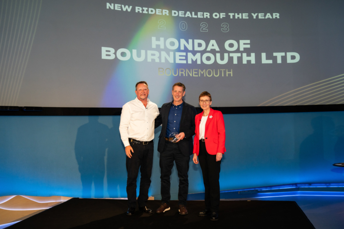 Award ceremony for Honda of Bournemouth achievement